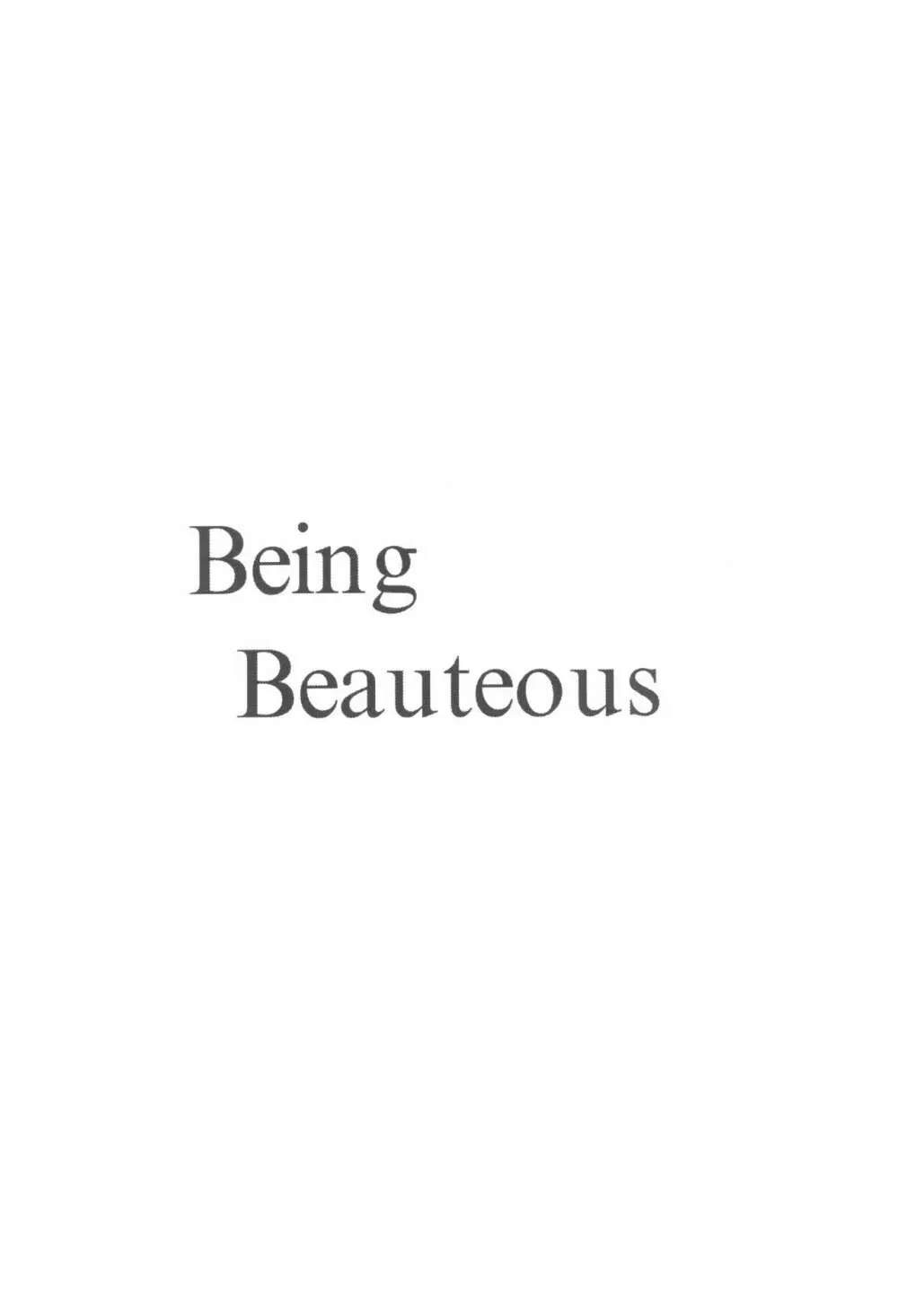 Being Beauteous 3ページ
