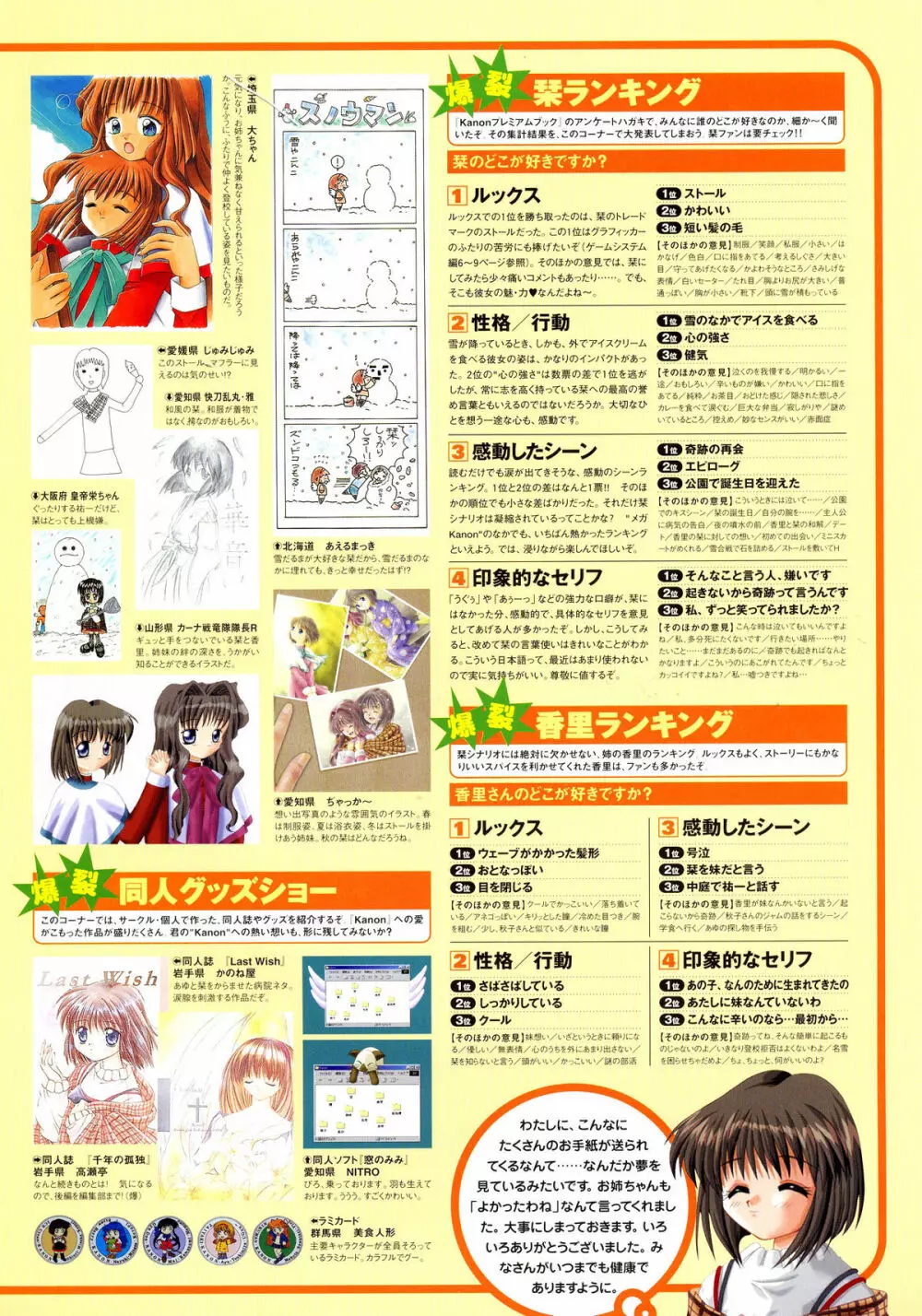 Kanon Visual Fan Book 100ページ