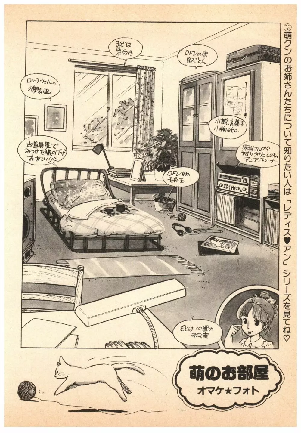 漫画ブリッコ 1984年5月増刊号 ペパーミント★ギャラリー 60ページ