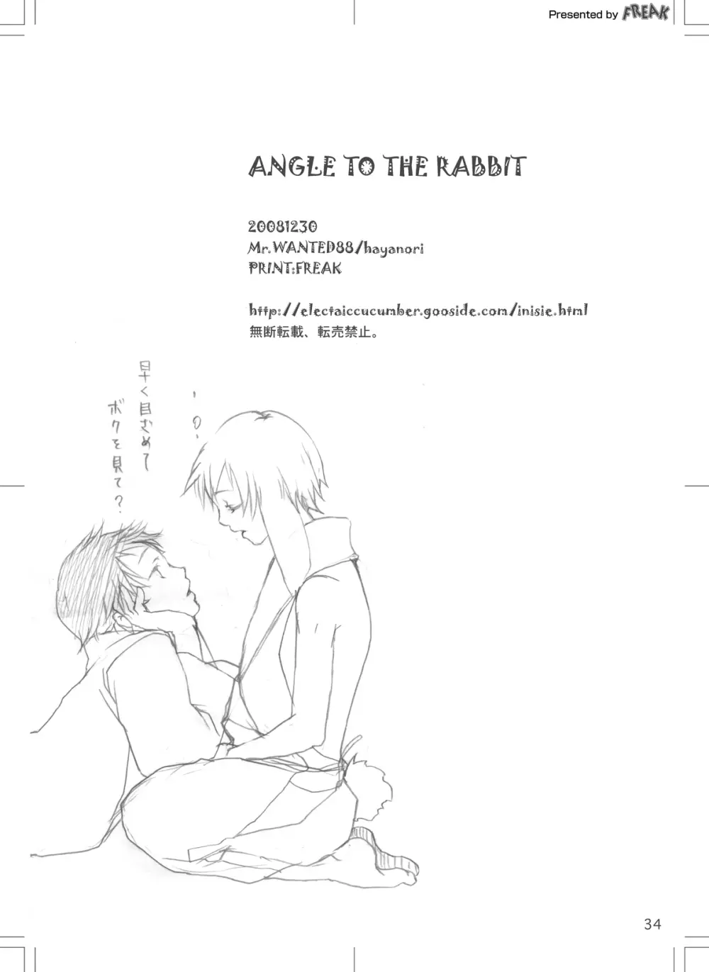 ANGLE TO THE RABBIT 33ページ