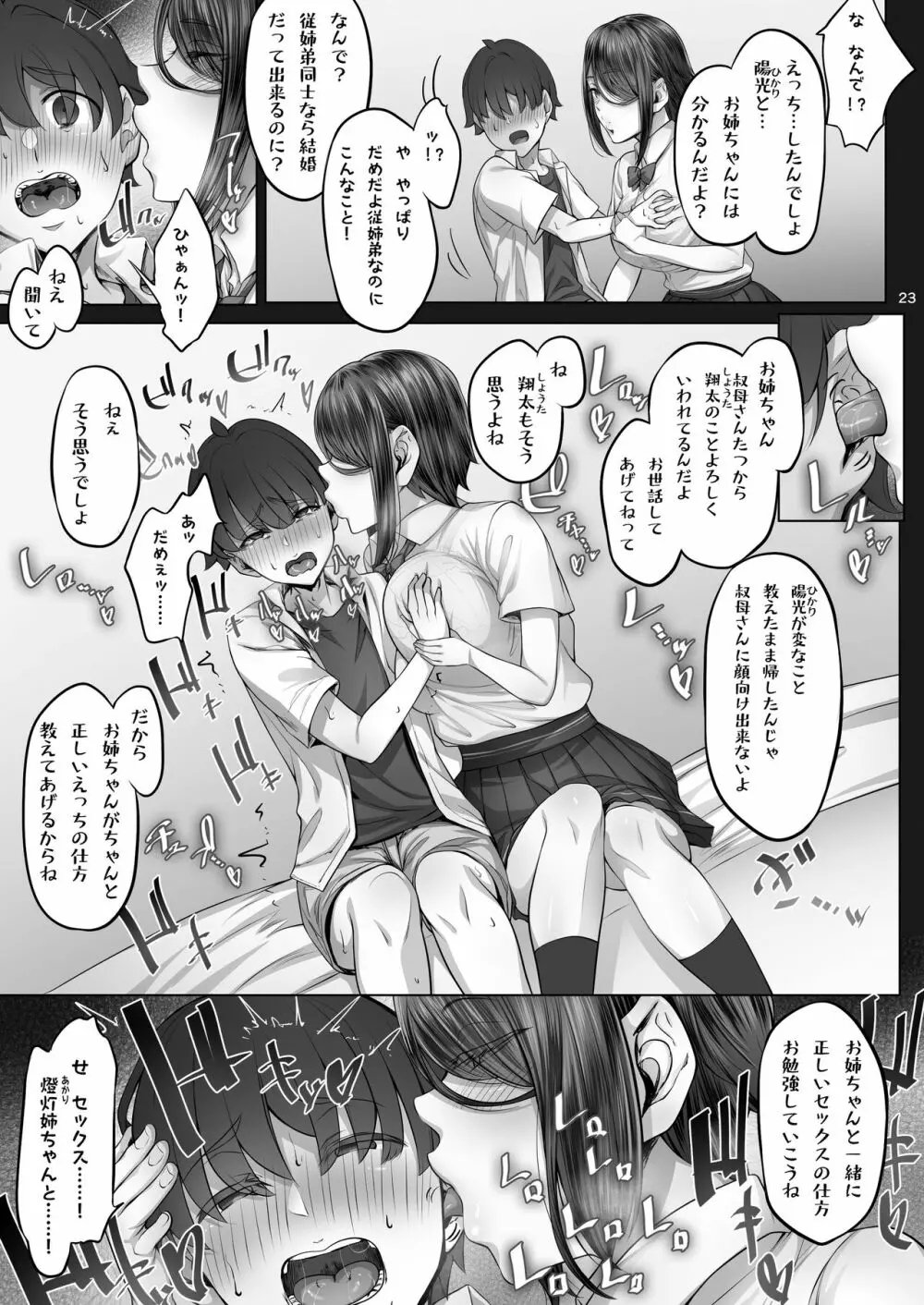 姉ヶ崎姉妹の誘惑 C-ori03 22ページ