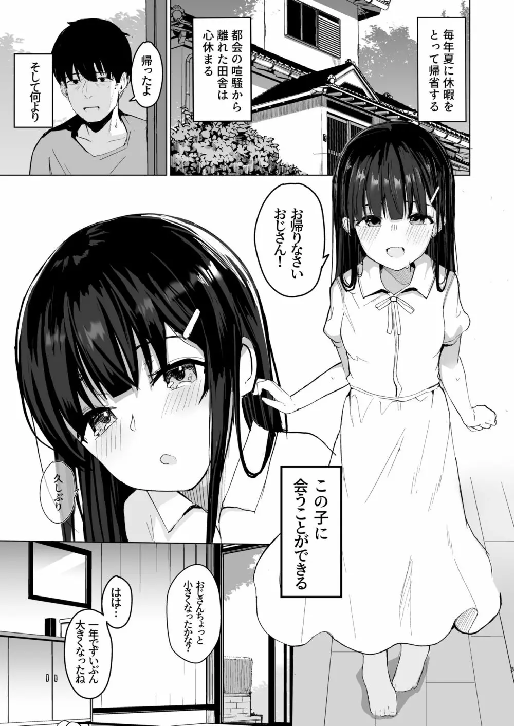 (C101) red miso soup (赤だし)] 夏に帰るのは姪(キミ)のため [DL版] 4ページ