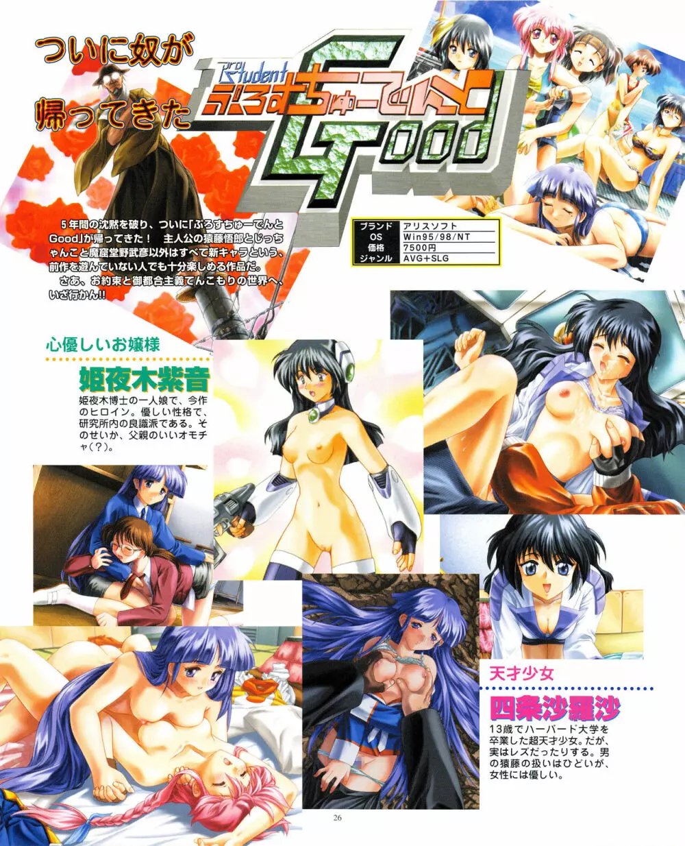 攻略電脳idol Vol.1 1999年5月号 26ページ