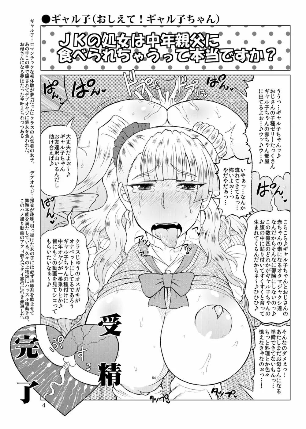 今季アニメキャラ受精祭り本。 4ページ