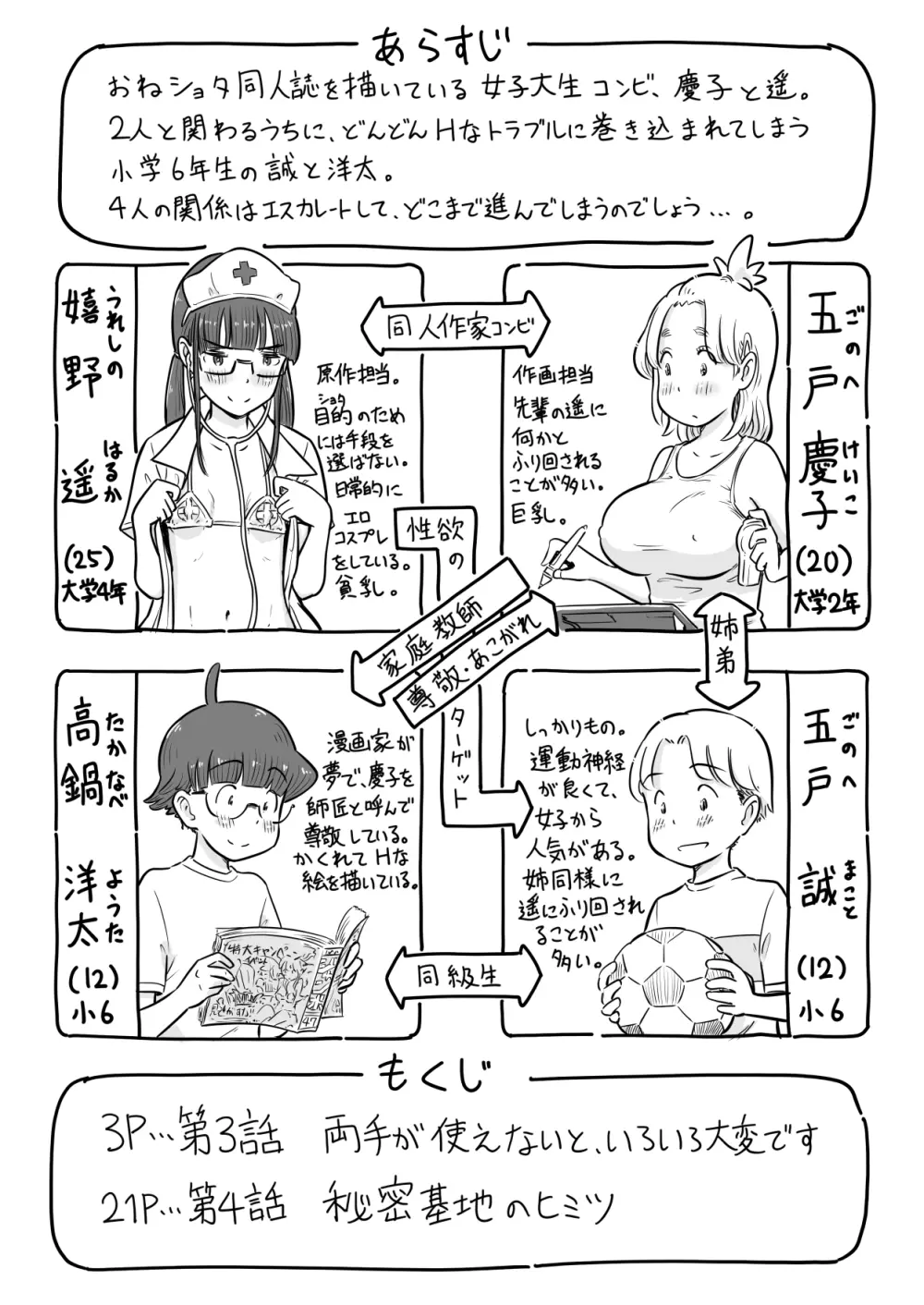 姉ちゃんは、おねショタ同人作家 118ページ