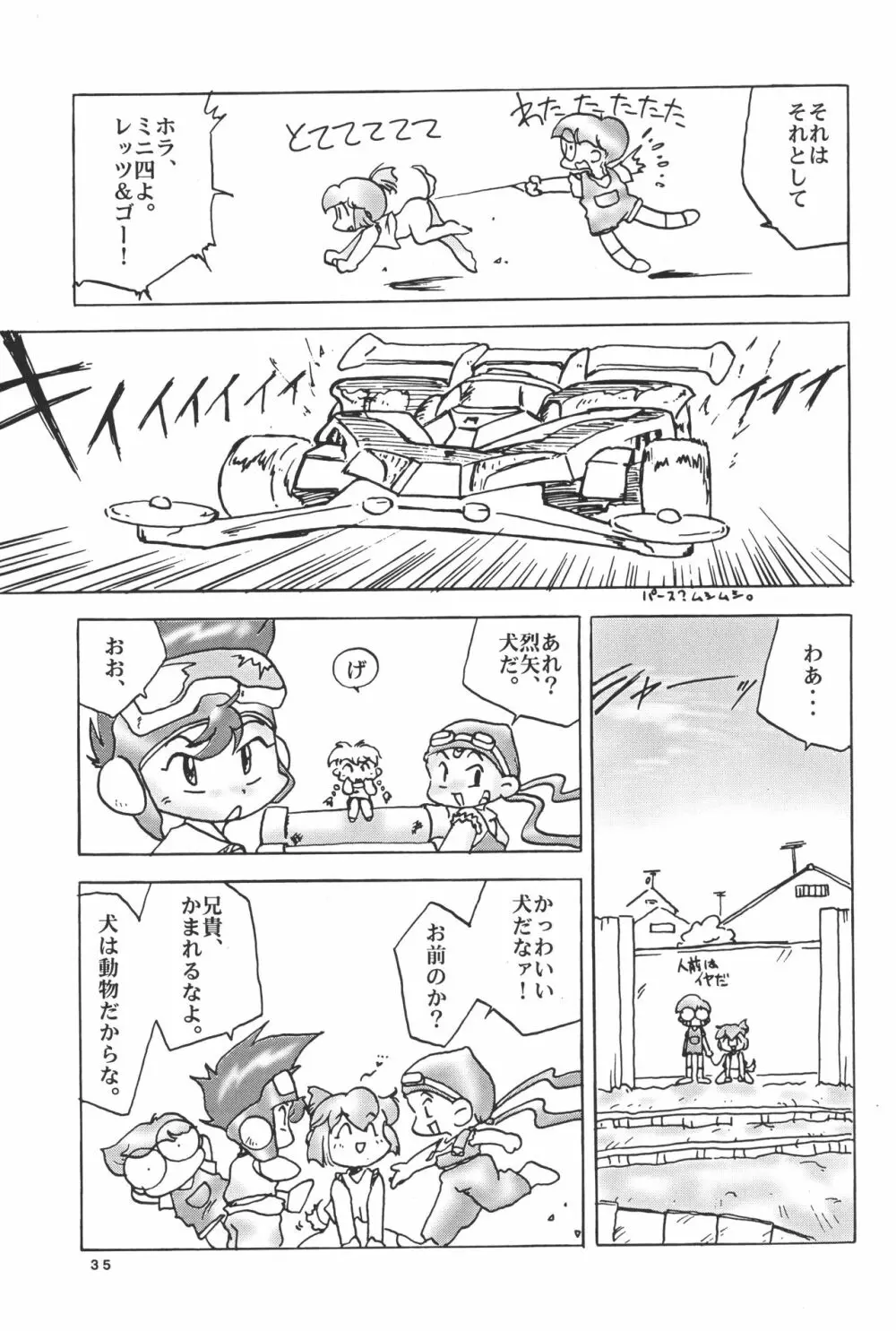 レッツ＆ゴーMIX 月刊マガジュン 34ページ