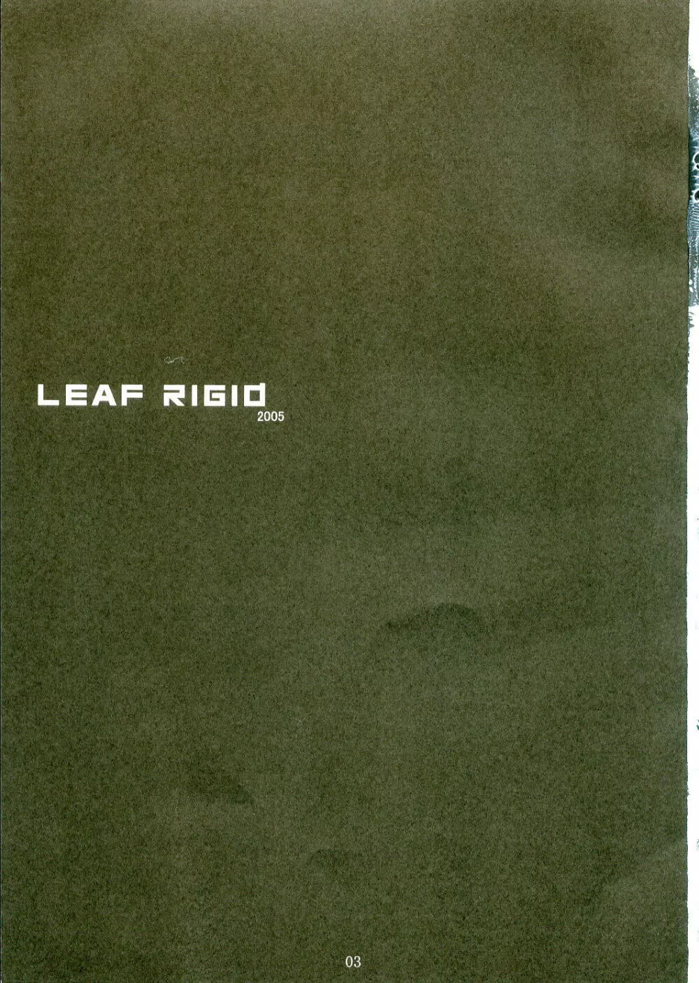 LEAF RIGID 2ページ