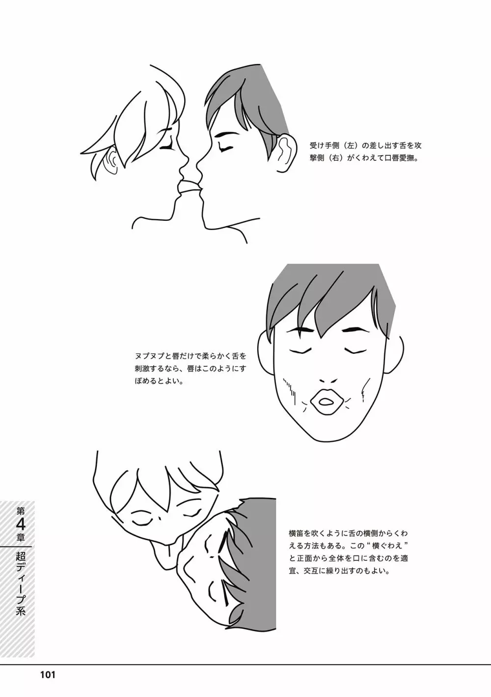 唇と舌の性感開発・キス完全マニュアル イラスト版……とろキス 103ページ