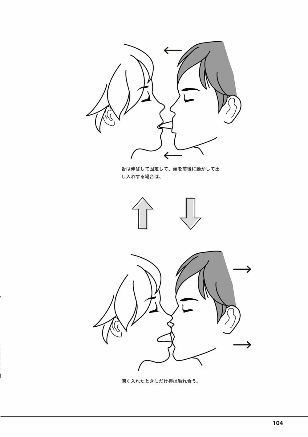 唇と舌の性感開発・キス完全マニュアル イラスト版……とろキス 106ページ