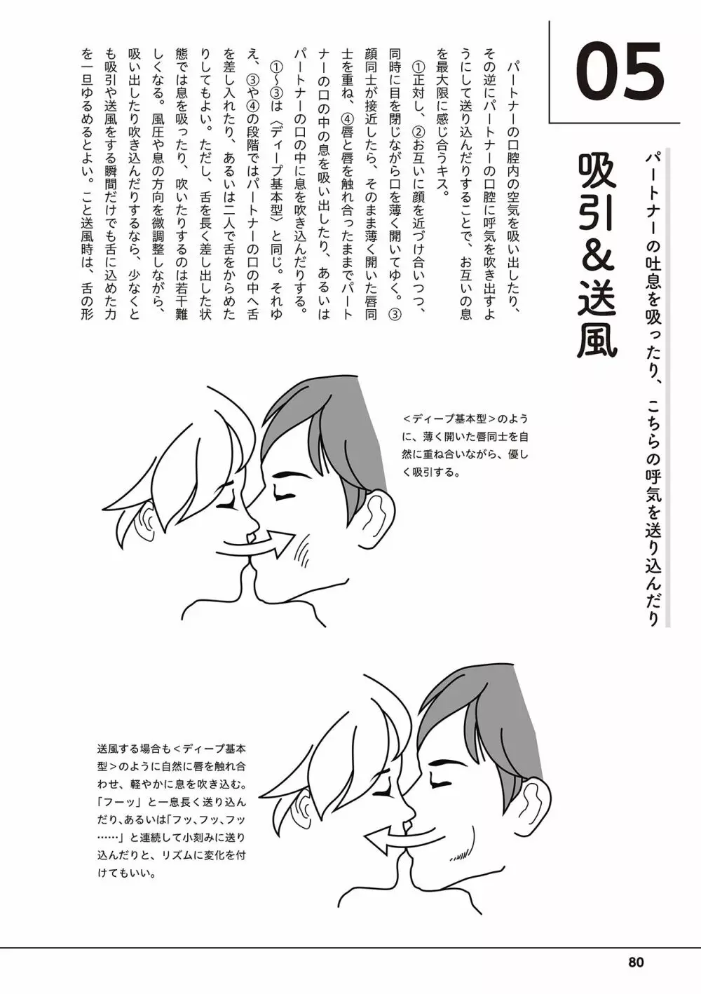 唇と舌の性感開発・キス完全マニュアル イラスト版……とろキス 82ページ