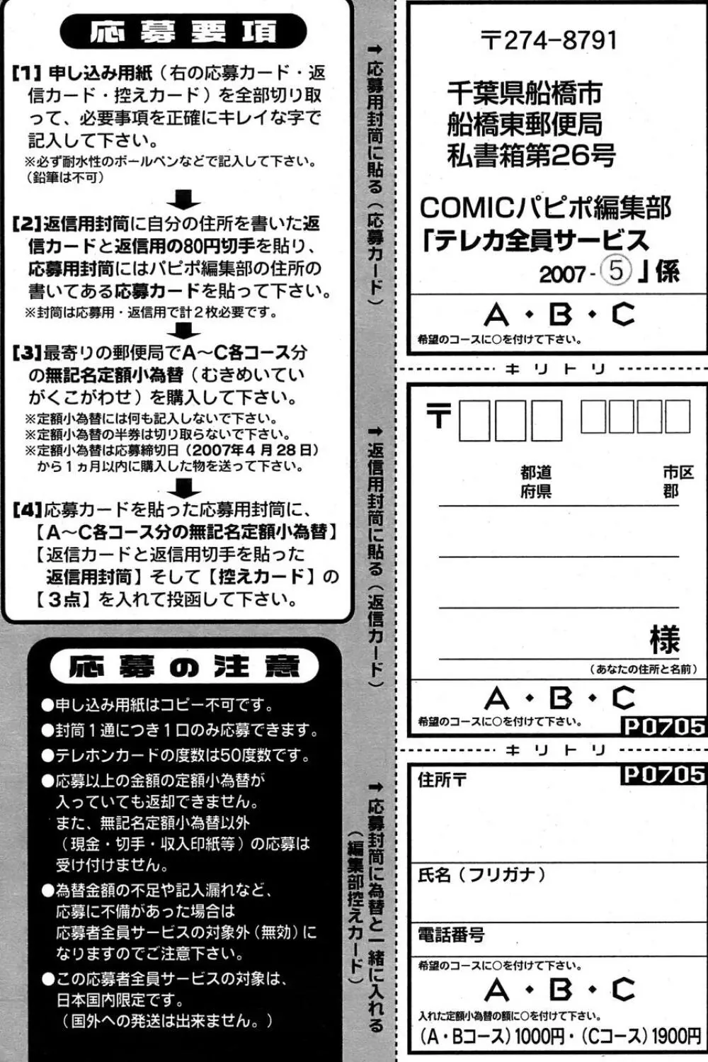 COMIC パピポ 2007年05月号 260ページ