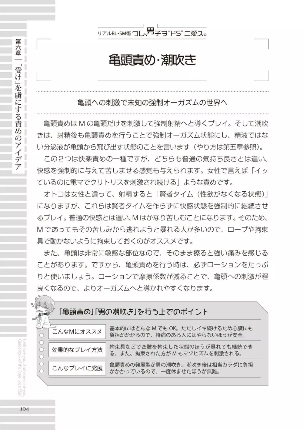 リアルBL・SM術 ワレ、男子ヲ‶ドS‶ニ愛ス。 104ページ