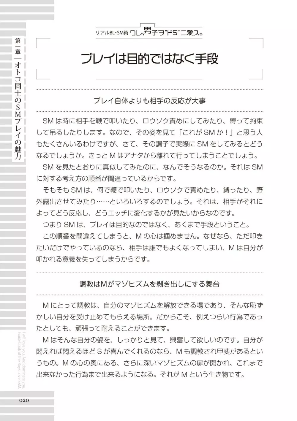 リアルBL・SM術 ワレ、男子ヲ‶ドS‶ニ愛ス。 20ページ