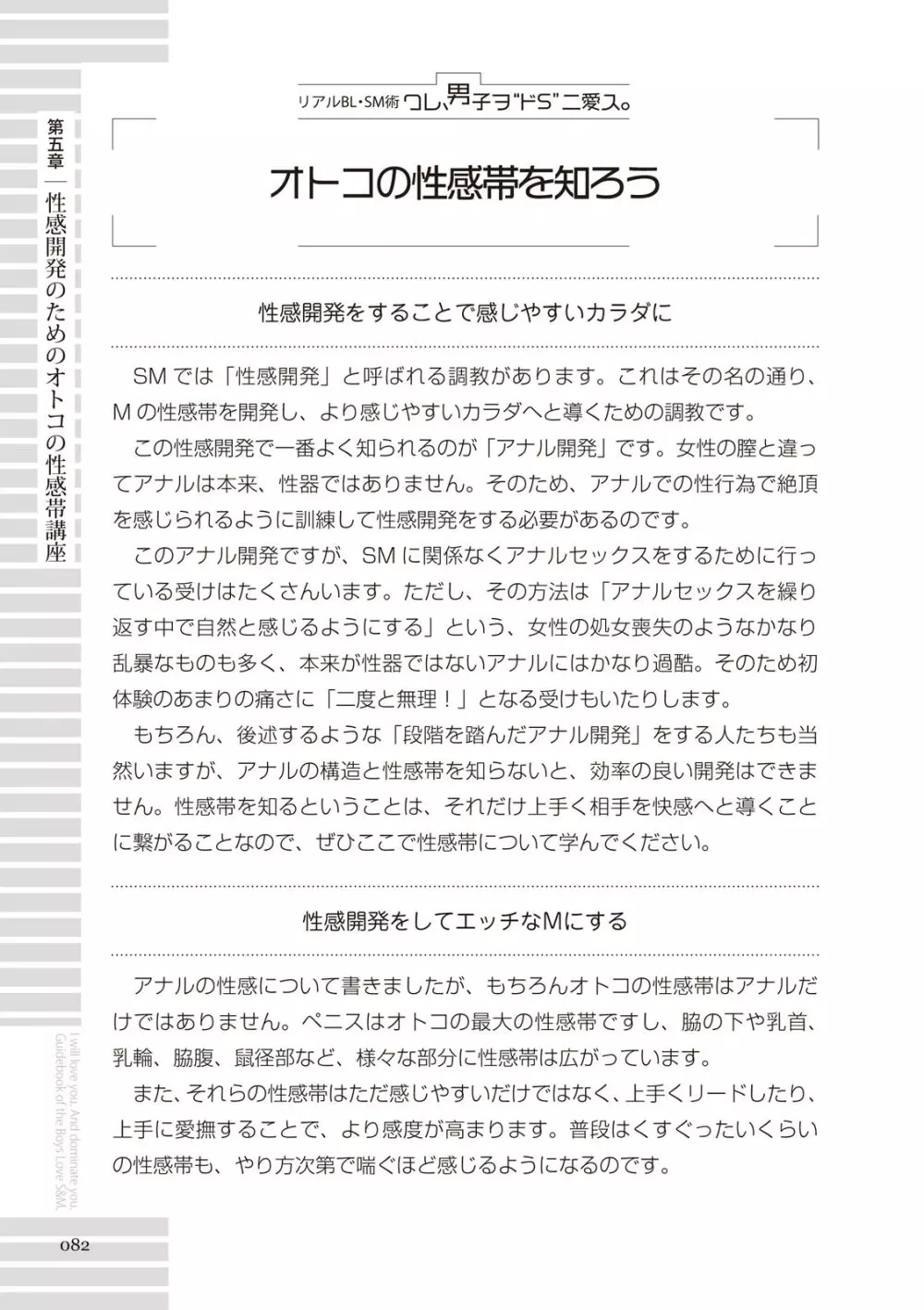 リアルBL・SM術 ワレ、男子ヲ‶ドS‶ニ愛ス。 82ページ