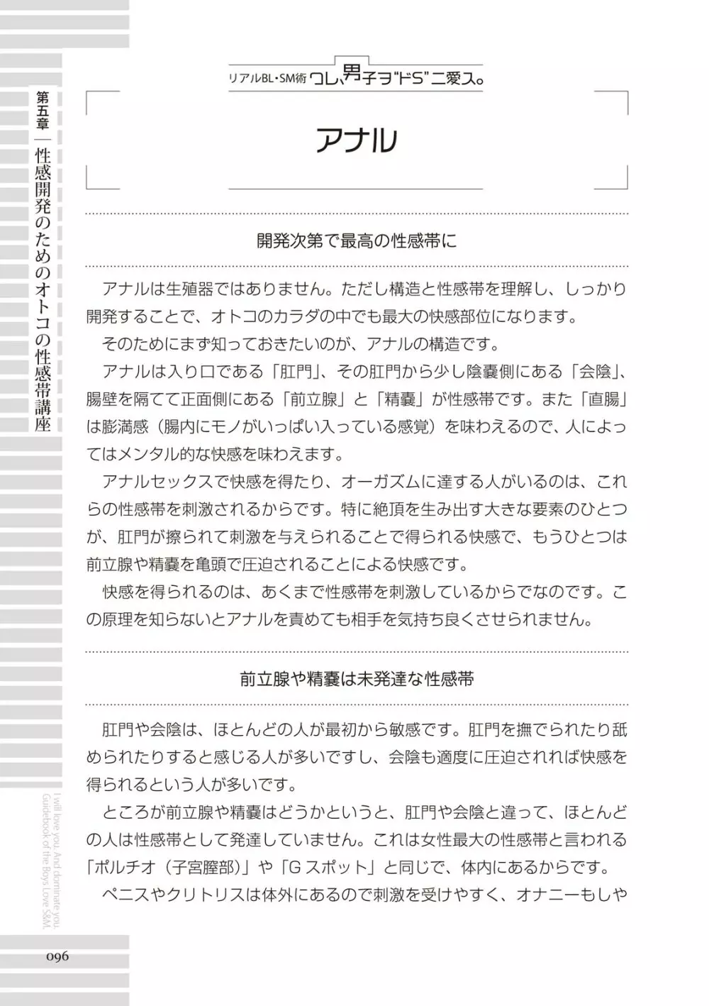 リアルBL・SM術 ワレ、男子ヲ‶ドS‶ニ愛ス。 96ページ
