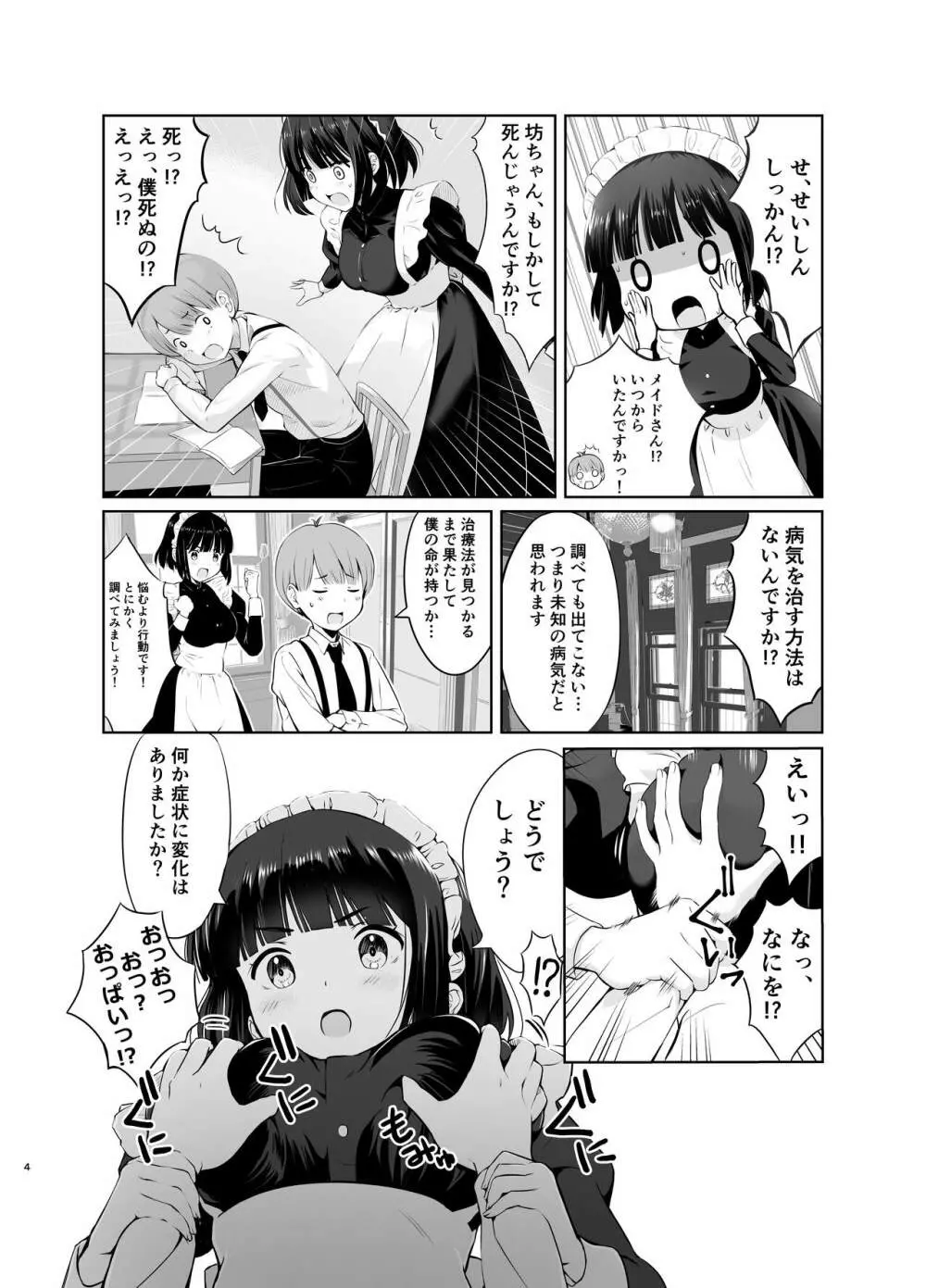 坊っちゃんとメイドさんvol.1 4ページ