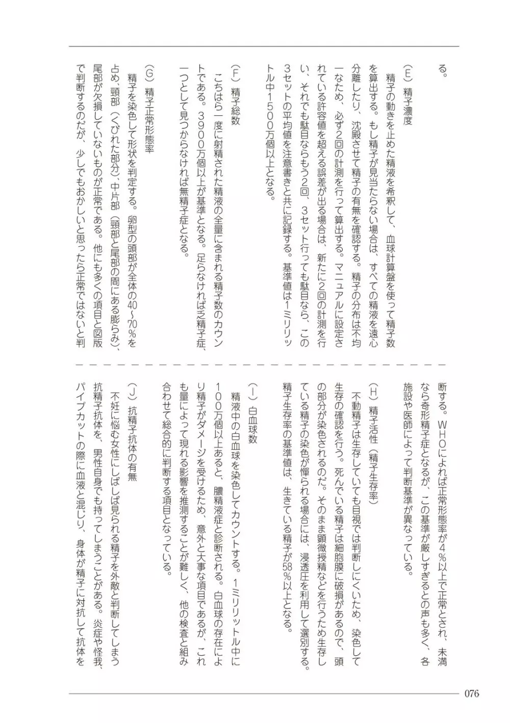 大人のお医者さんごっこ 検査・測定編 76ページ