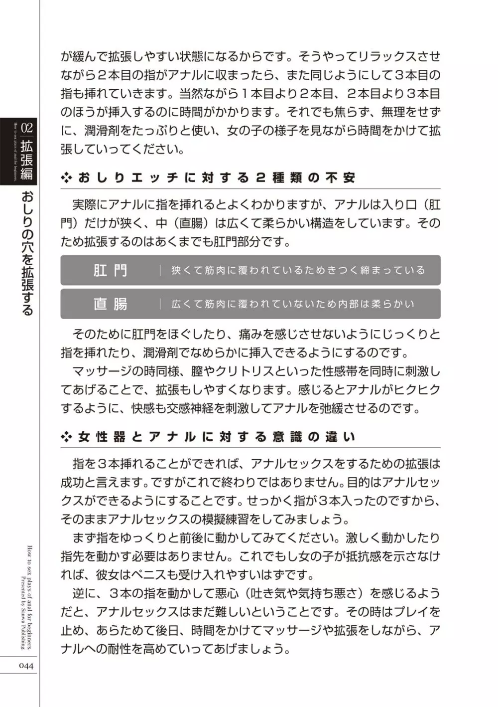 いますぐデキる 図説おしりエッチマニュアル 46ページ