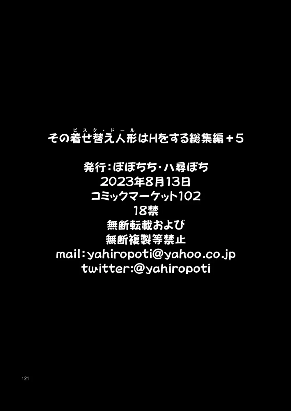 その着せ替え人形はHをする総集編＋5 121ページ