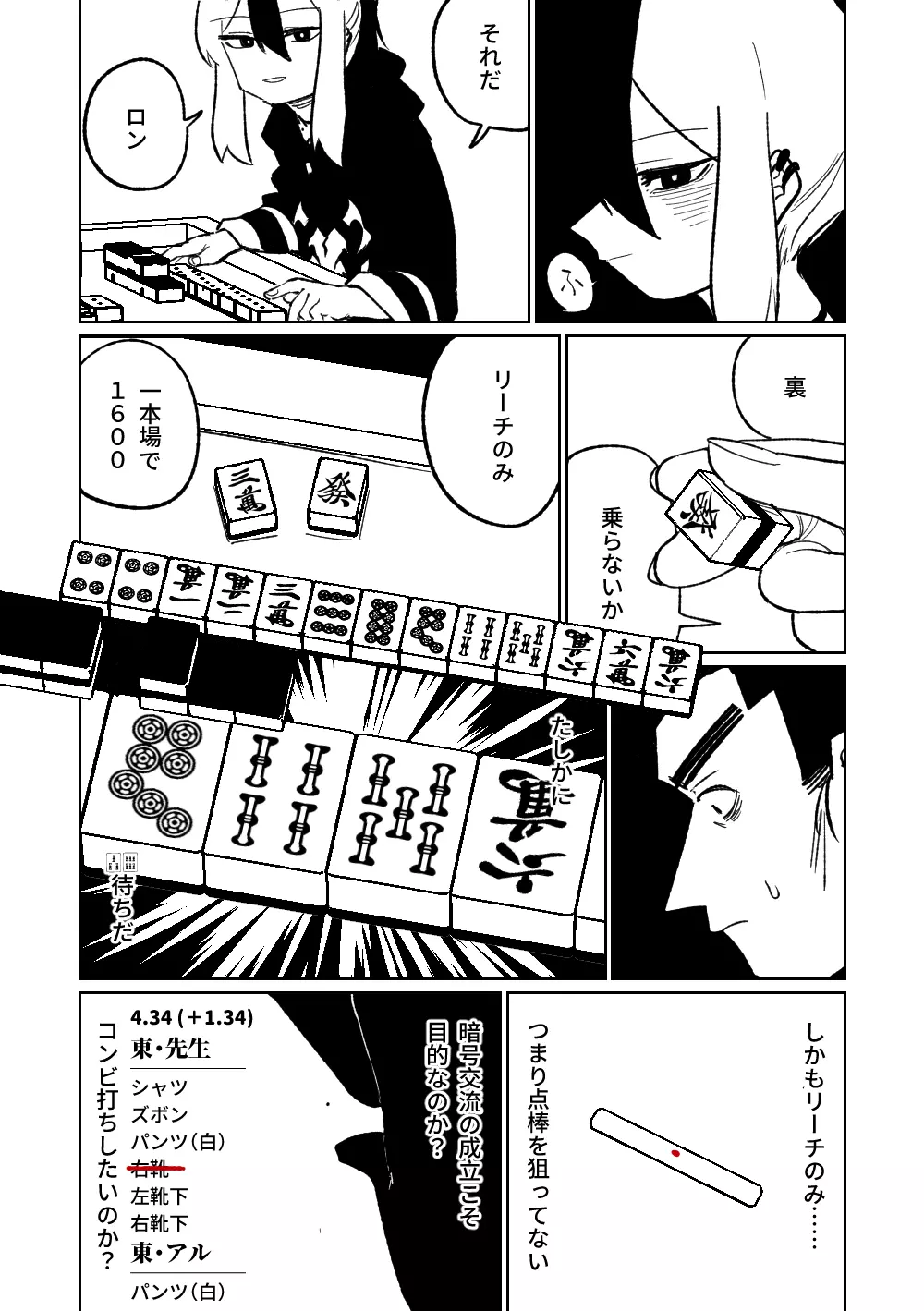 便利屋68脱衣麻雀 壱～三回戦～ 54ページ