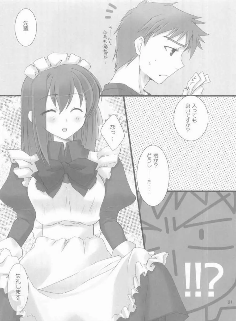 FME Fate/stay night Maid only Erohon 19ページ