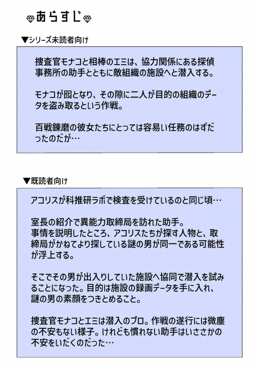 潜入捜査官モナコ 〜100日後に快楽堕ちする不感な名探偵5.5〜 3ページ