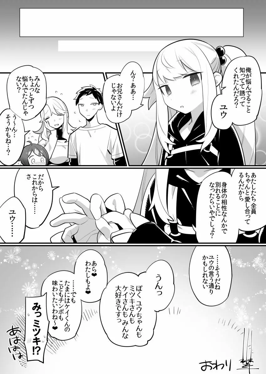 おにおねロリショタスワッピング漫画 7ページ