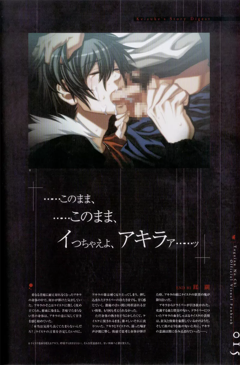 Togainu no chi – Official Visual Fan Book 16ページ