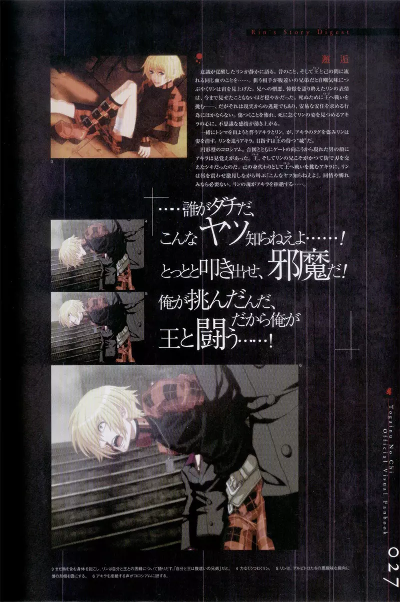 Togainu no chi – Official Visual Fan Book 28ページ