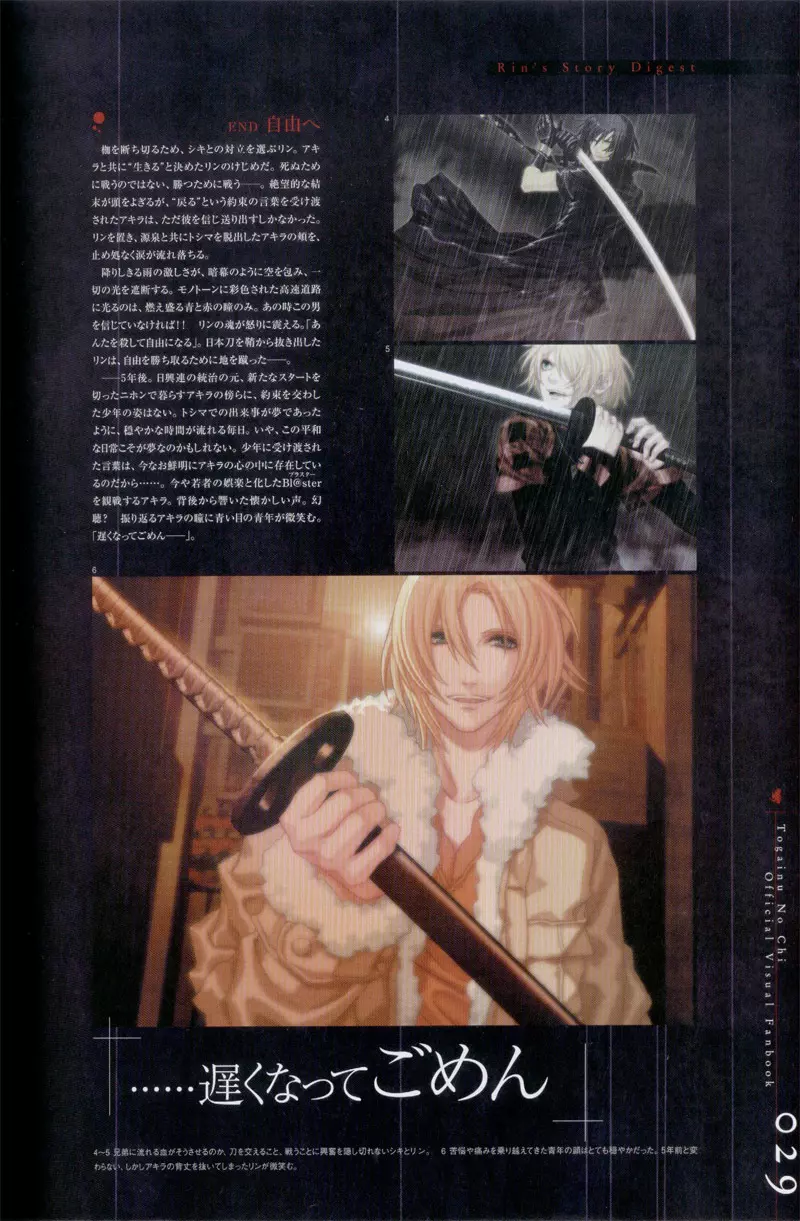 Togainu no chi – Official Visual Fan Book 30ページ