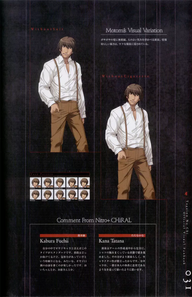 Togainu no chi – Official Visual Fan Book 32ページ