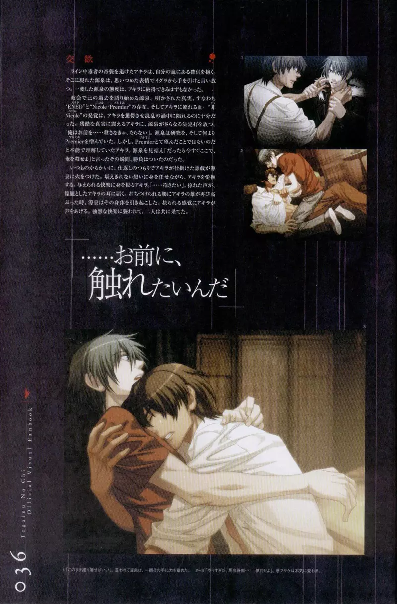 Togainu no chi – Official Visual Fan Book 37ページ