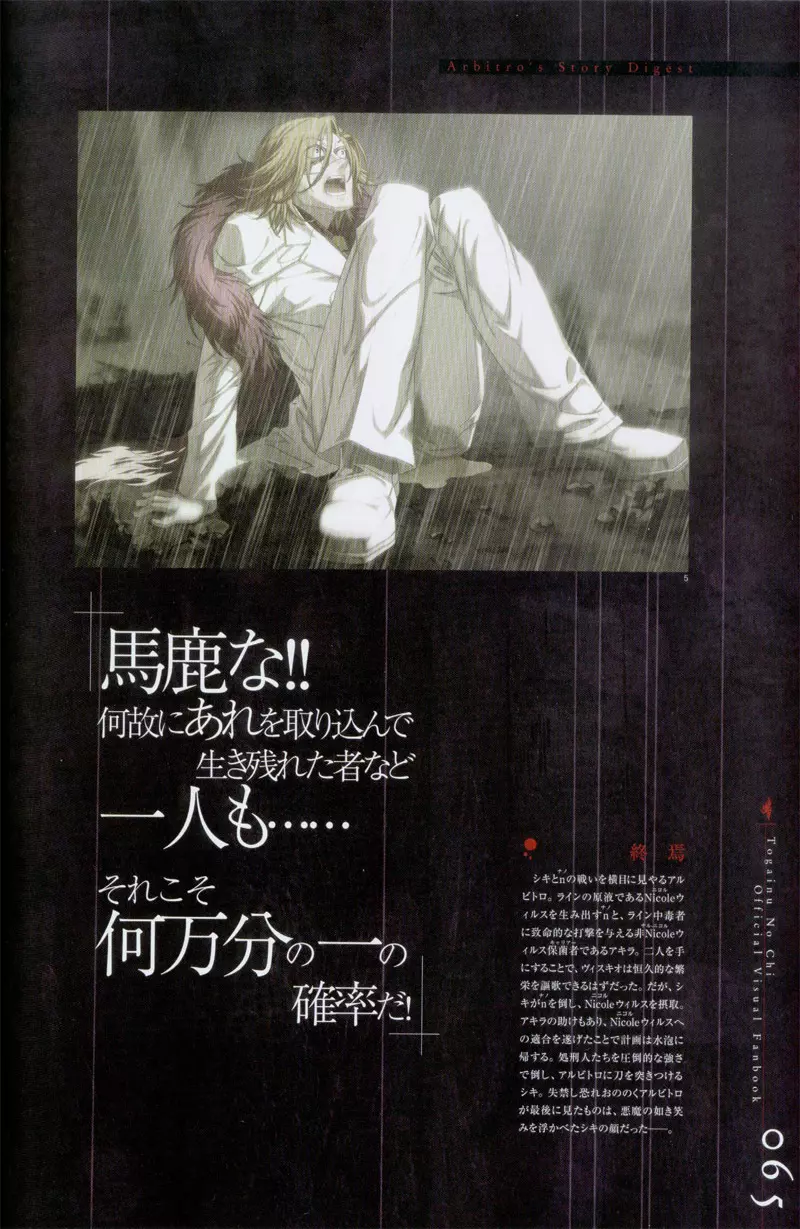 Togainu no chi – Official Visual Fan Book 66ページ