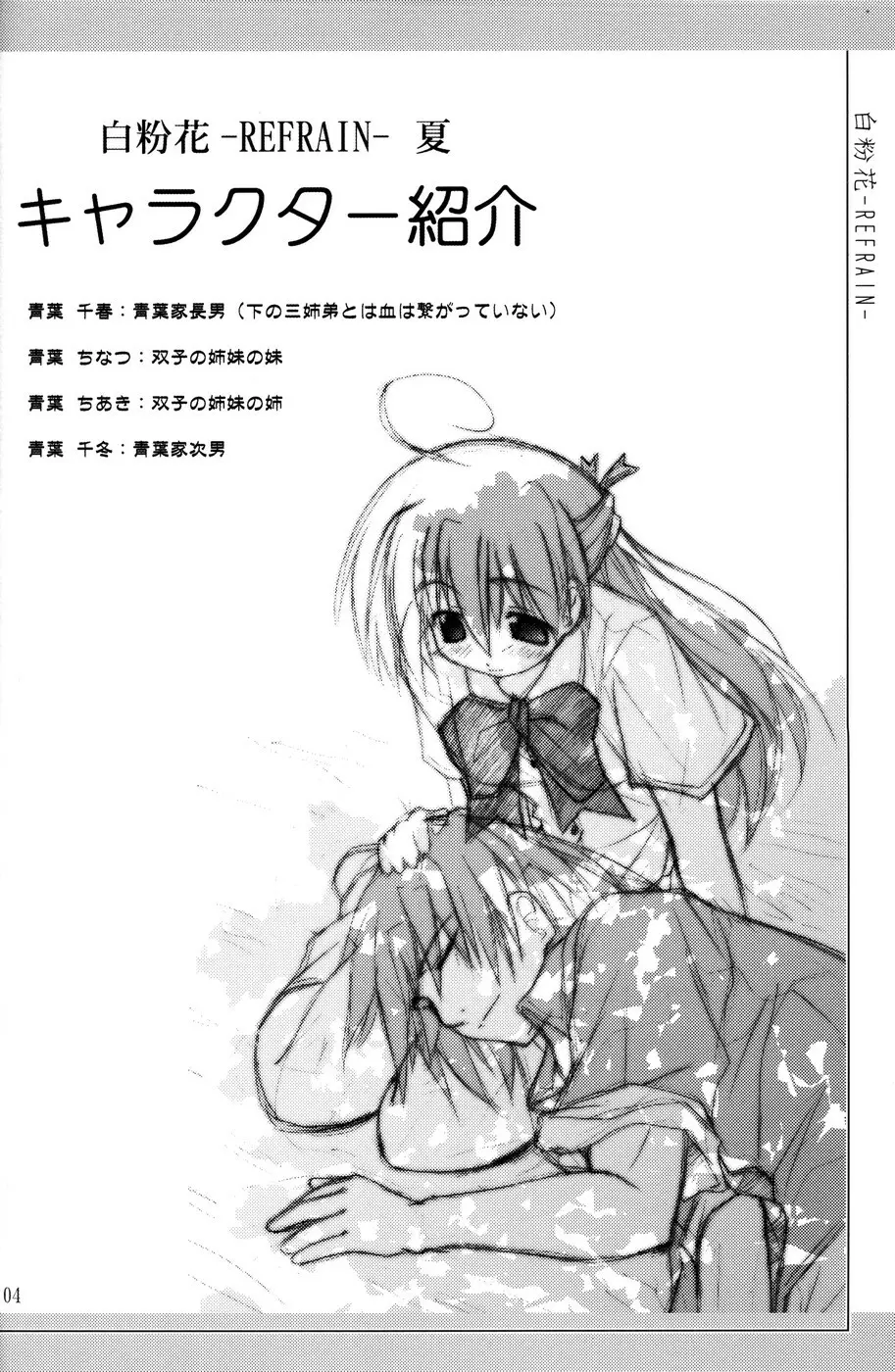 (C71) [あくてぃぶサンライズ (ムラナコ)] 白粉花 -REFRAIN- 夏 3ページ