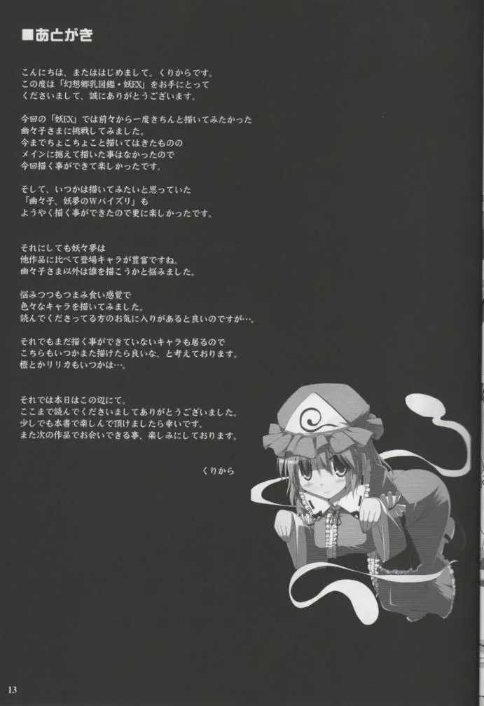 幻想郷乳図鑑 妖EX 12ページ