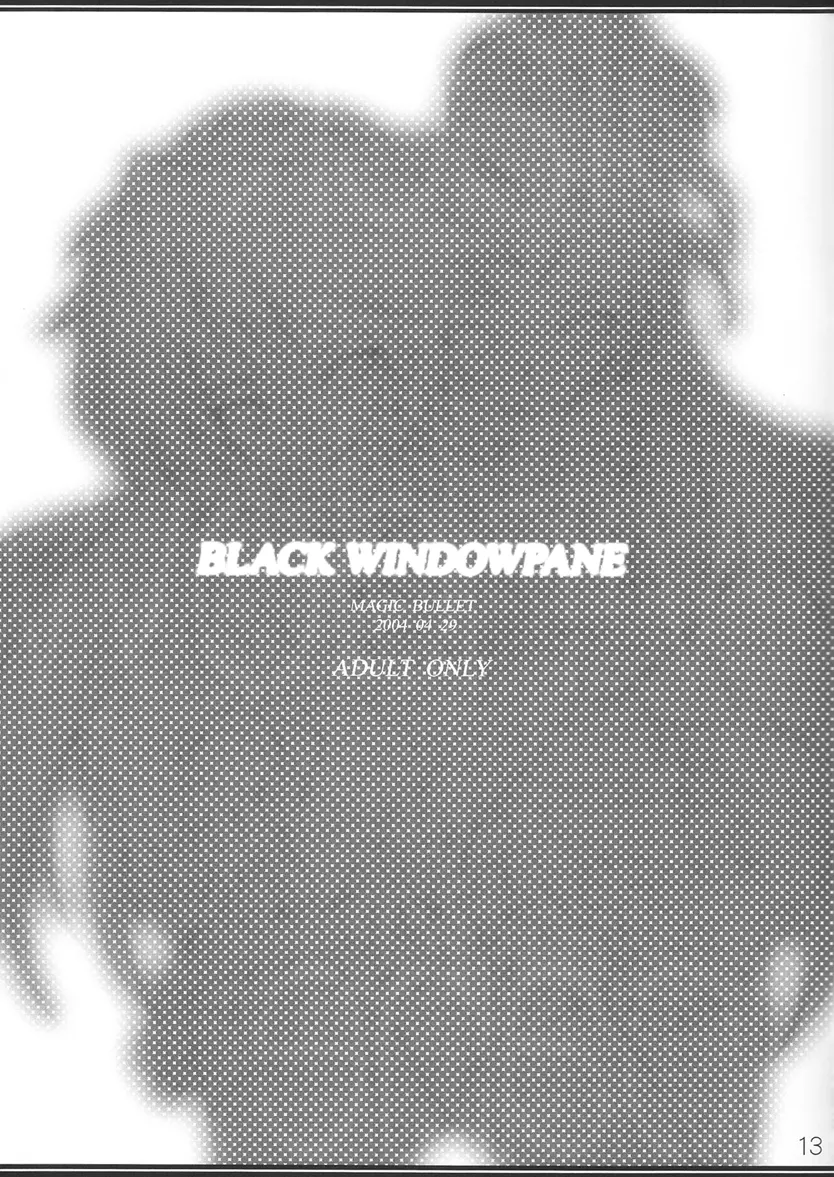 BLACK WINDOWPANE 12ページ
