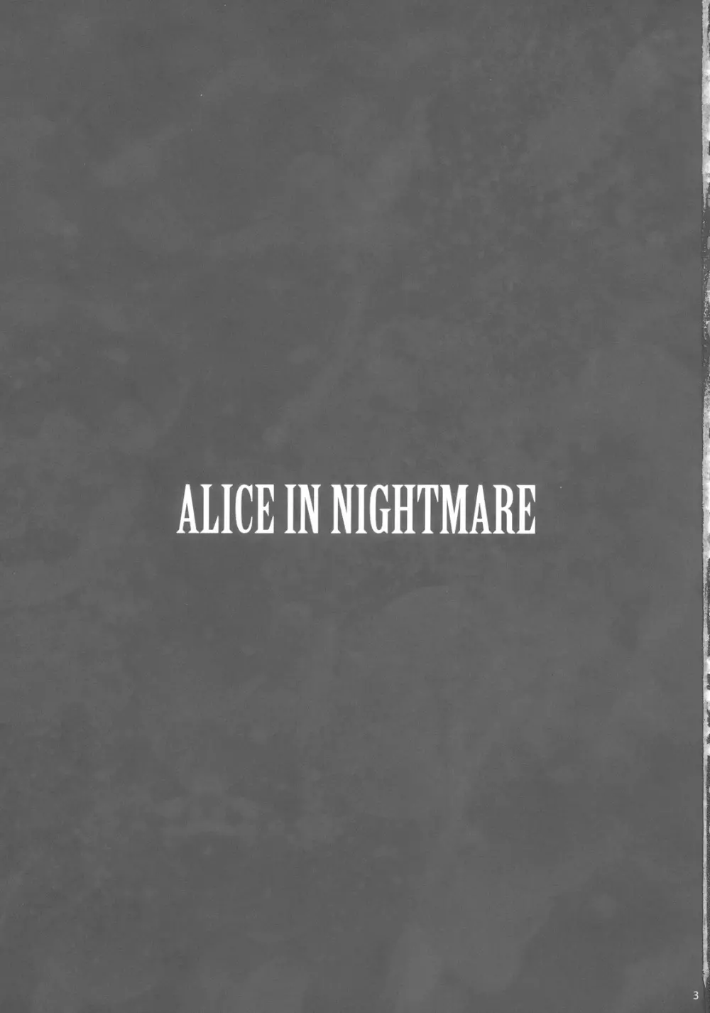 ALICE IN NIGHTMARE 3ページ