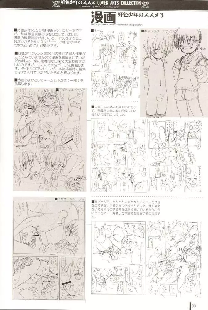 好色少年のススメ Cover Arts Collection 33ページ