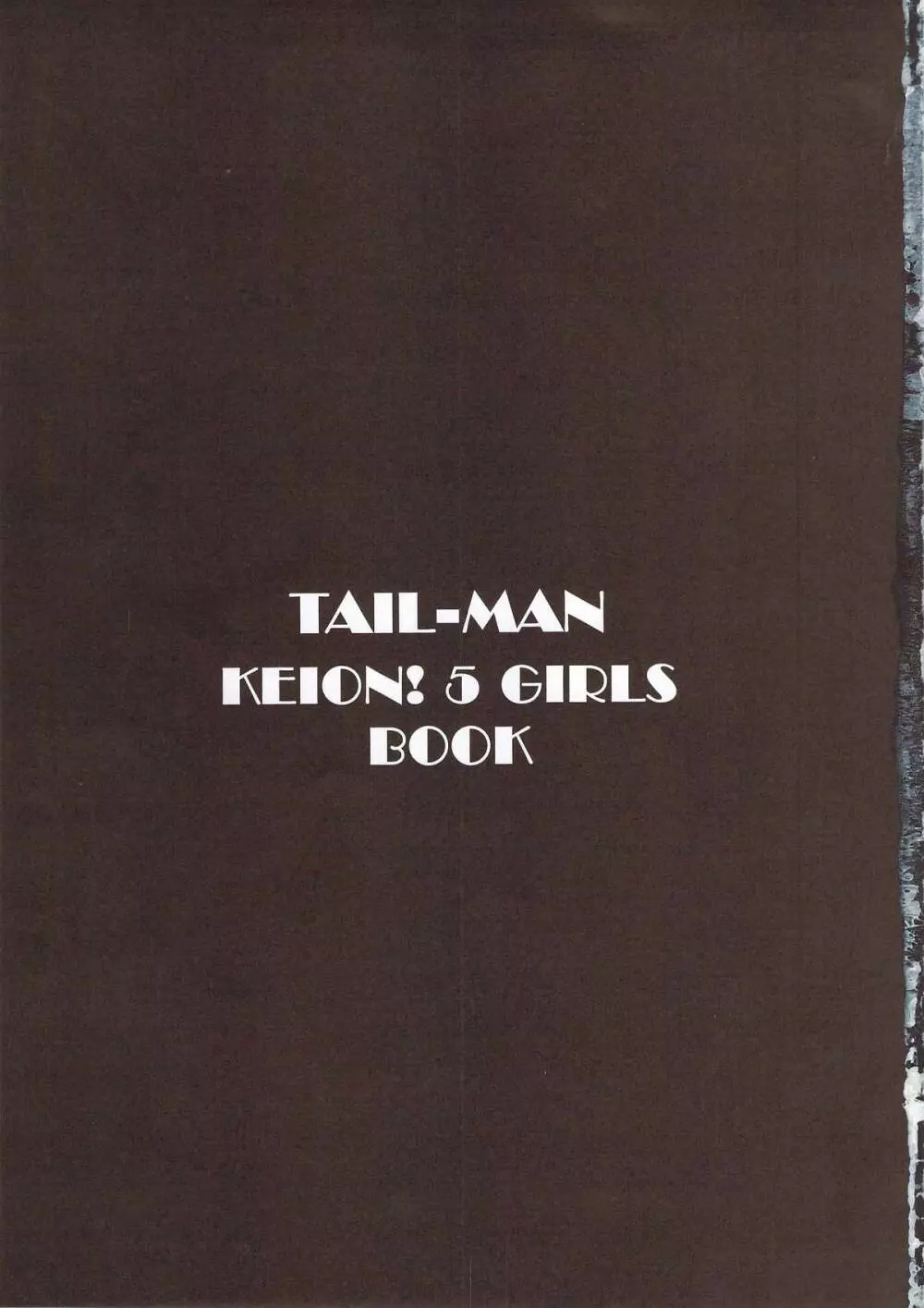 TAIL-MAN KEION! 5GIRLS BOOK BOOK 2ページ