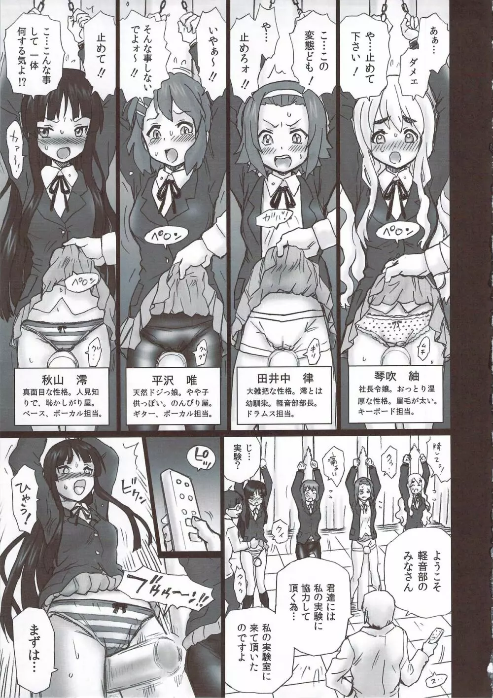 TAIL-MAN KEION! 5GIRLS BOOK BOOK 4ページ