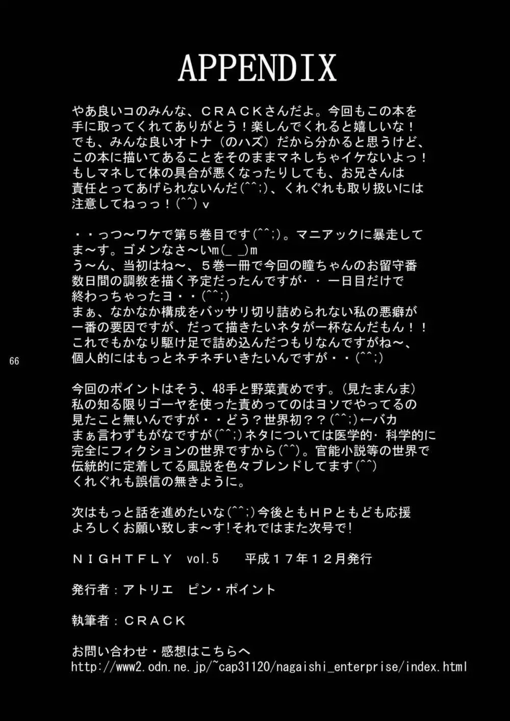 夜間飛行 vol.5 EVE of DESTRUCTION 65ページ