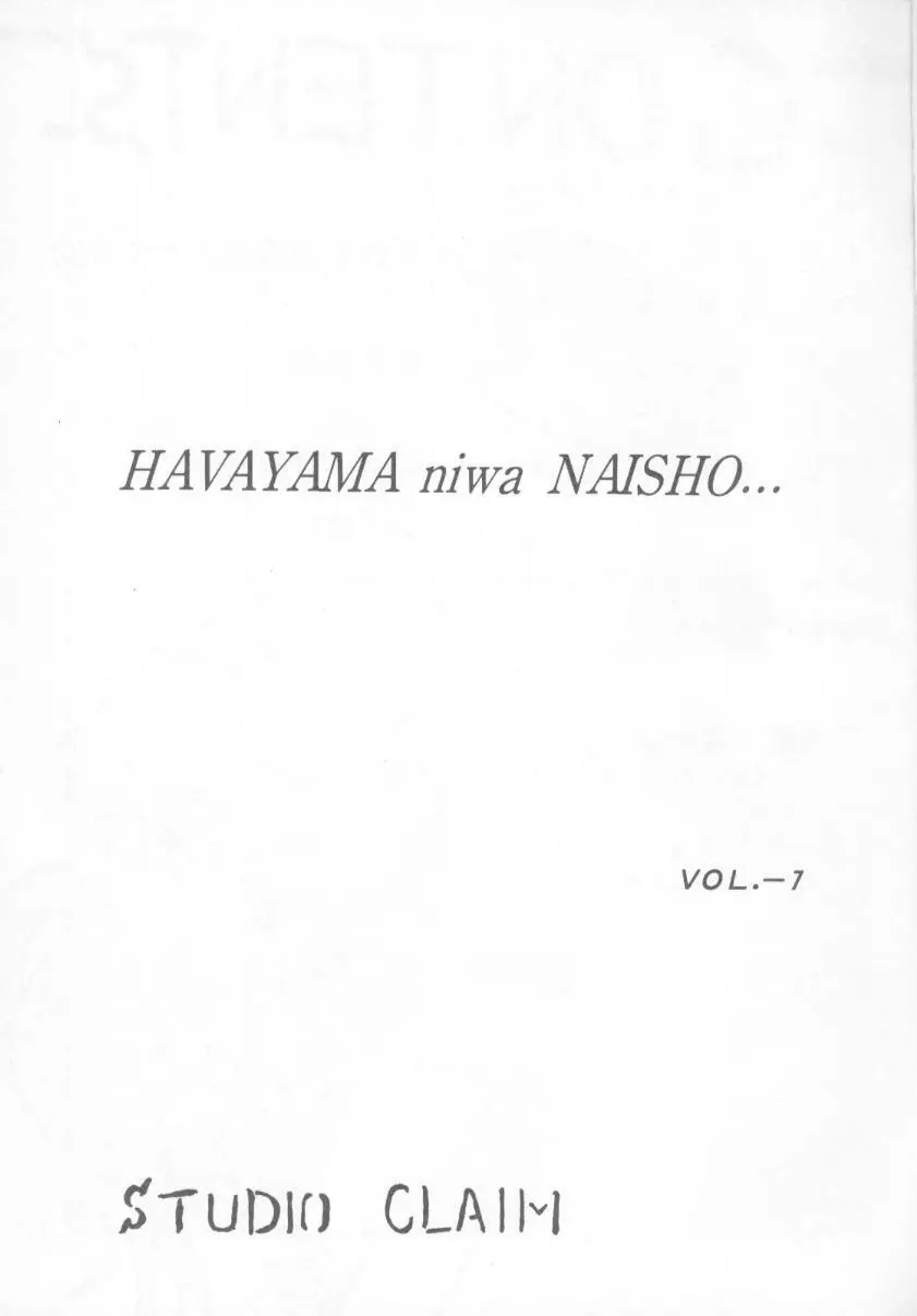 HAVAYAMA niwa NAISYO… 2ページ