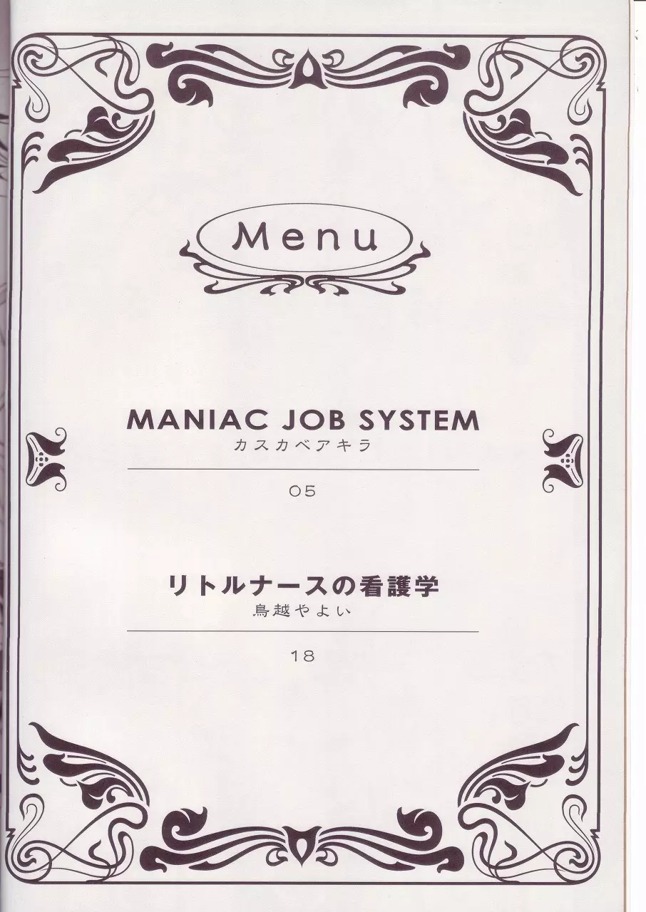 MANIAC JOB SYSTEM 2ページ
