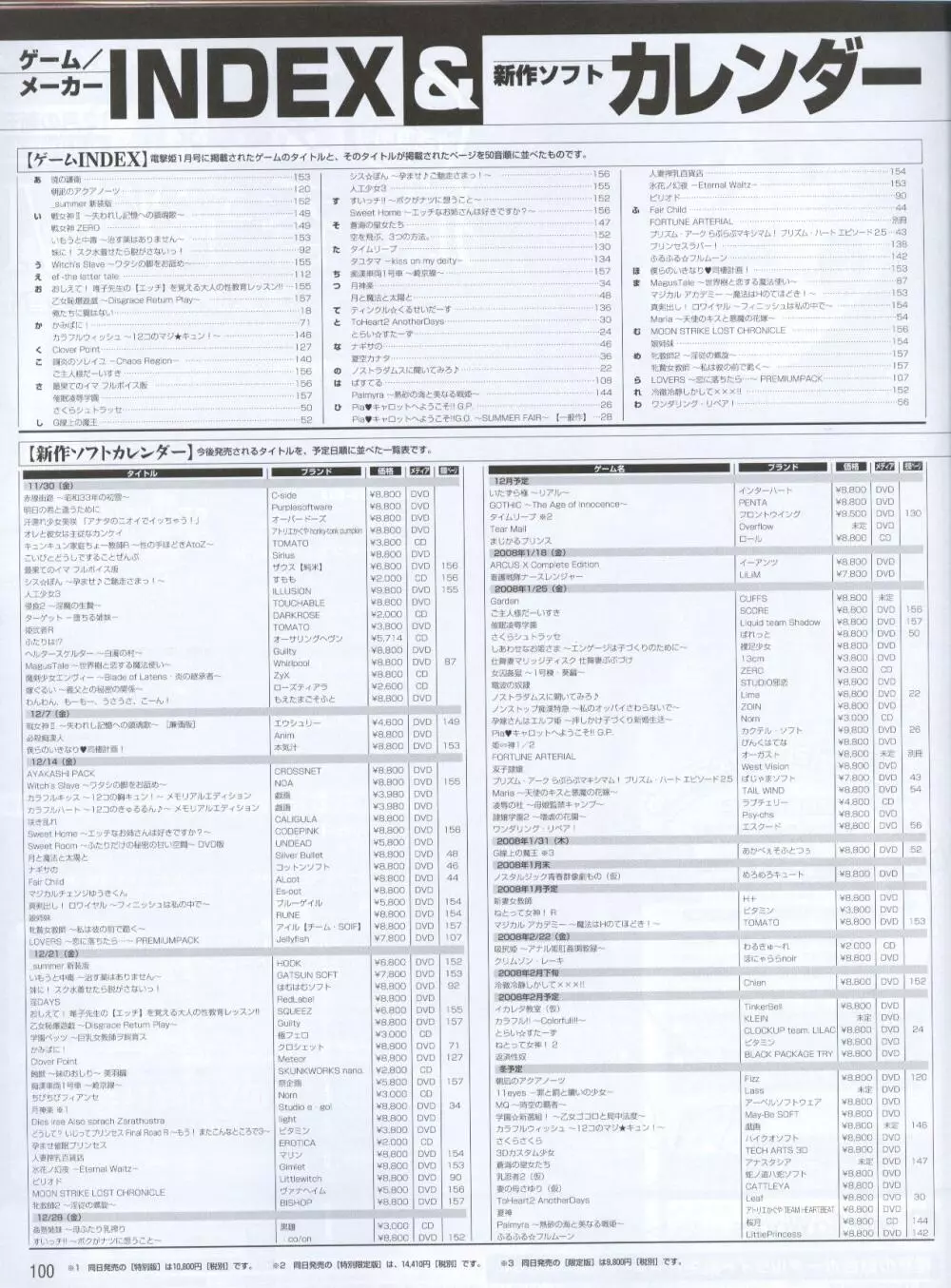 電撃姬2008–01 140ページ