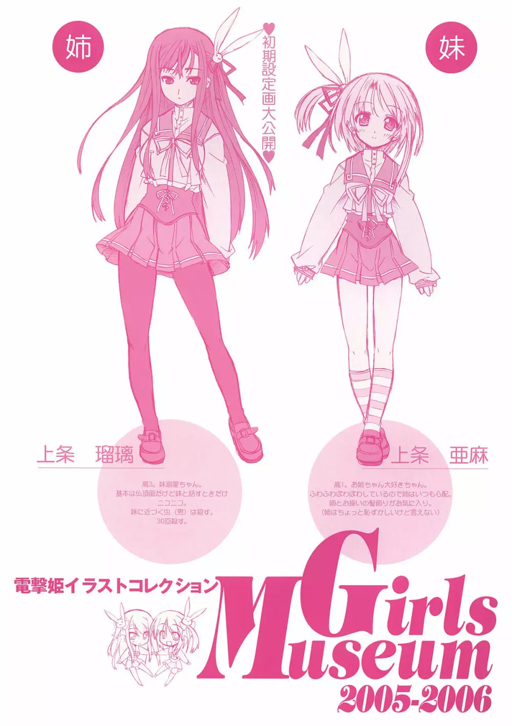 電撃姫イラストコレクション Girls Museum 2005-2006 2ページ
