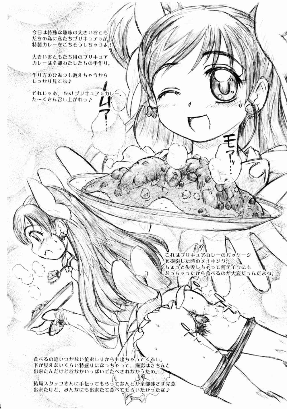 Yes!プリキュア5カレー 3ページ