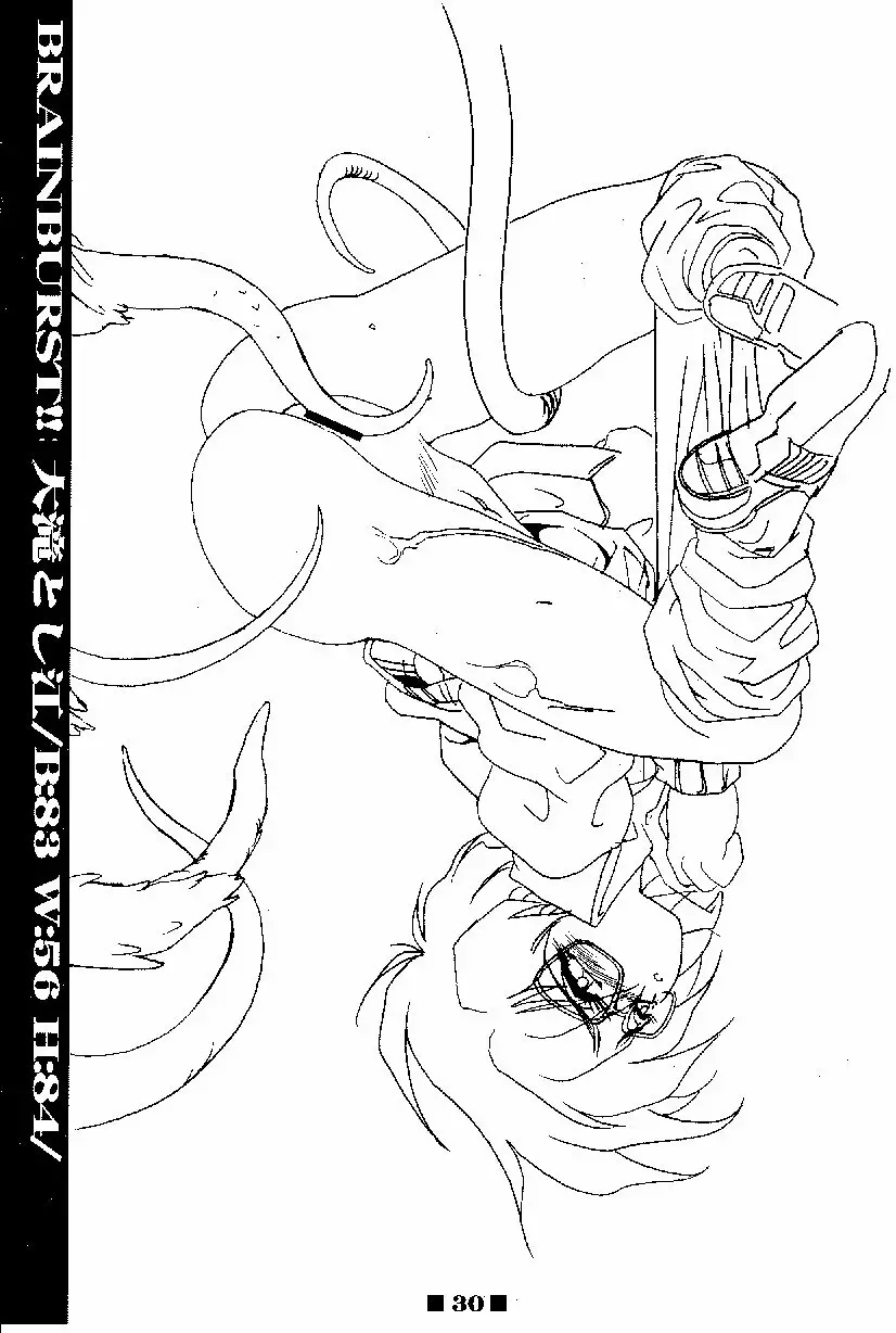 (C58) [HQ’s, RINGERBELL (梶山弘)] RB WORKS (1) GENM & BRAINBURST!! 淫獣幻夢原画集 30ページ
