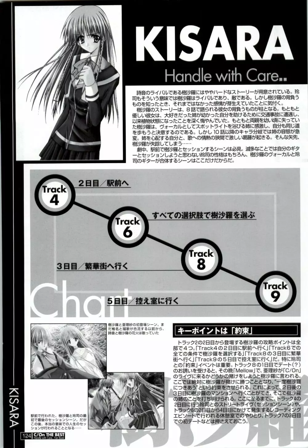 C/On THE BEST Handle with Care… OFFICIAL FAN BOOK 124ページ