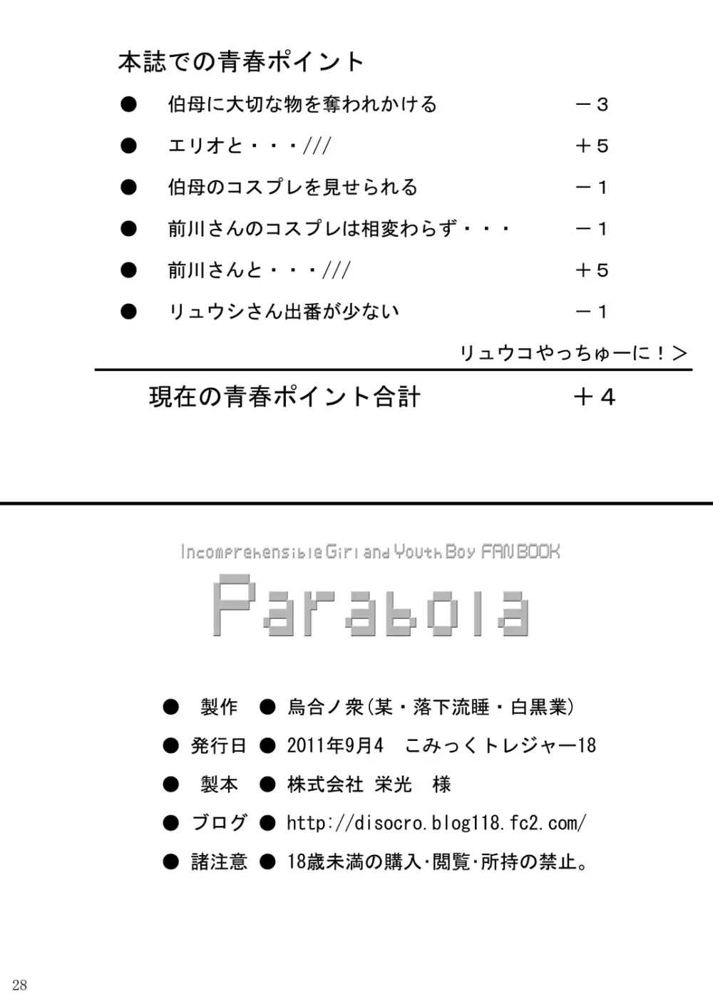 Parabola 28ページ