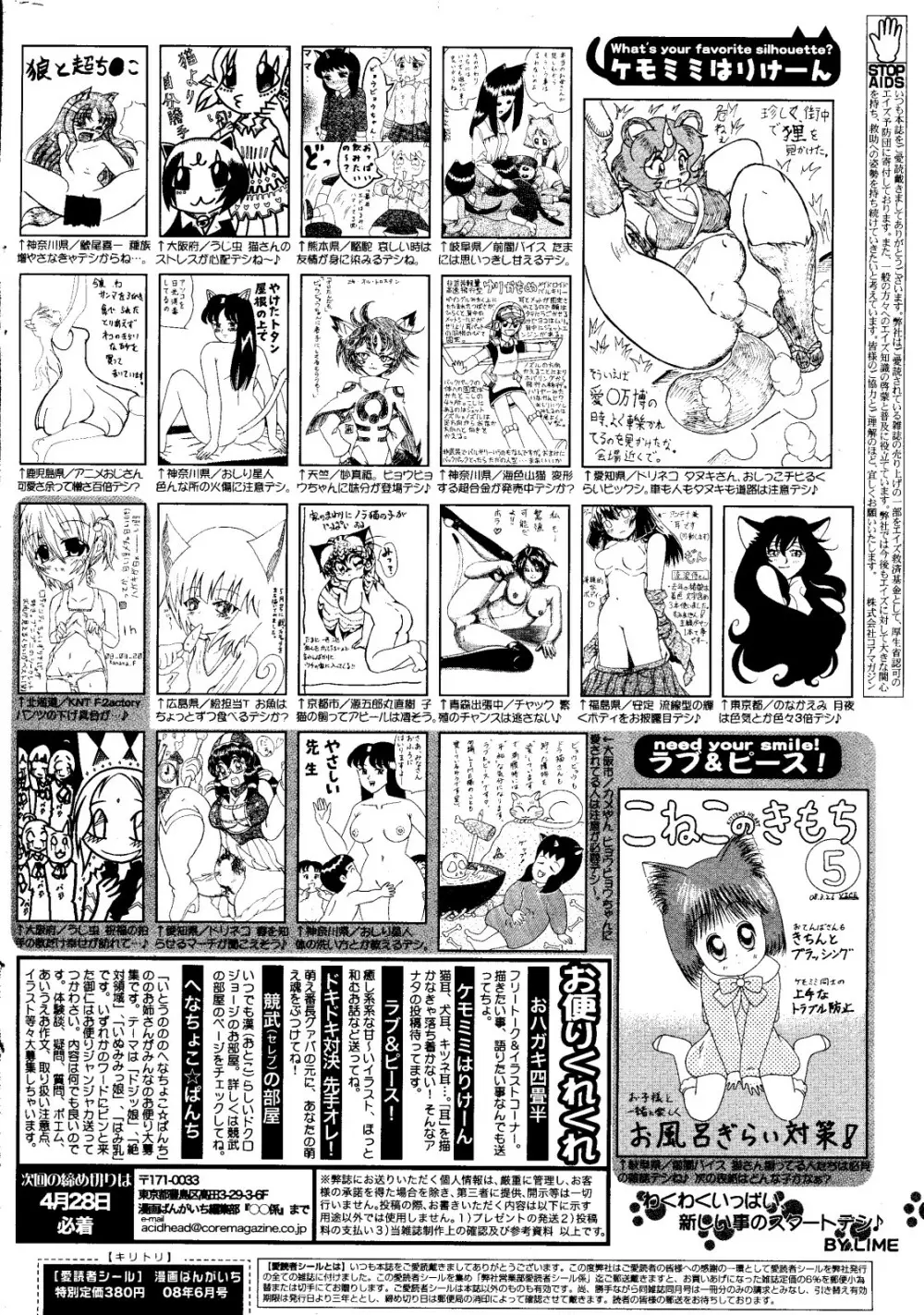 漫画ばんがいち 2008年6月号 262ページ